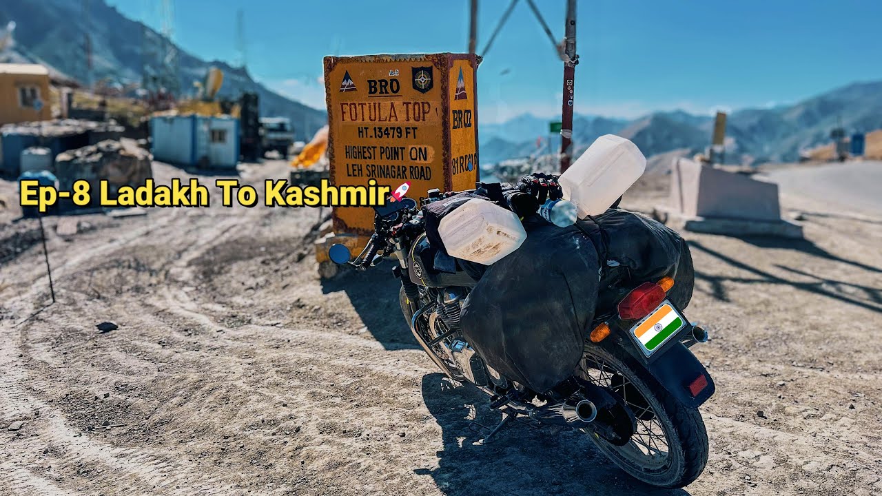 Leh Ladakh To Sonmarg Kashmir || EP-9 Delhi to Ladakh road Trip ||On Royal Enfield GT 650