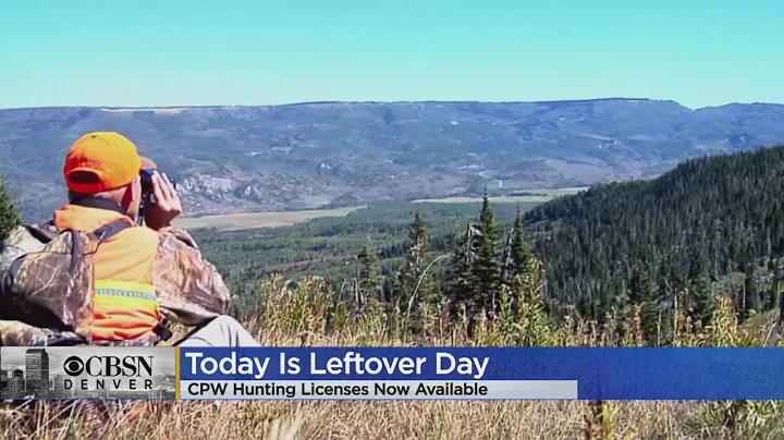 Tuesday Is Leftover Day For Big Game Hunting Licenses