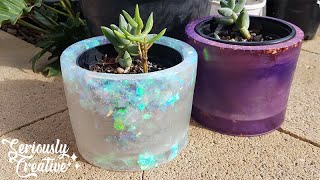 Watch Me Resin #83 | Plant Pots | Seriously Creative