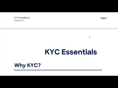 CKYCA Certified KYC Associate Lecture 1