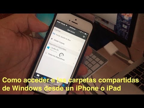 Cómo entrar a las carpetas compartidas de Windows desde un iPhone o iPad