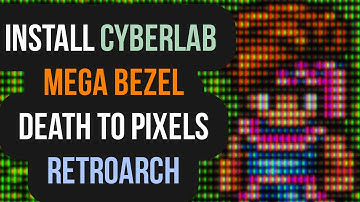 How to Install the CyberLab Mega Bezel Death To Pixels Shader Preset Pack in RetroArch