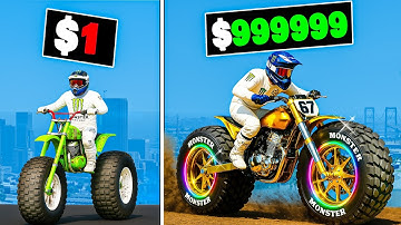 $1 to $1,000,000 Monster Bike in GTA 5