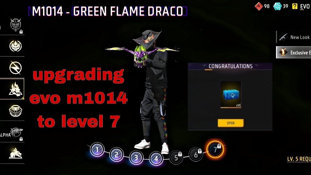 Upgrading evo m1014 to level 7. 