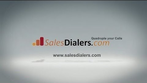 Sales Dialers - Daily Demonstration Webinar