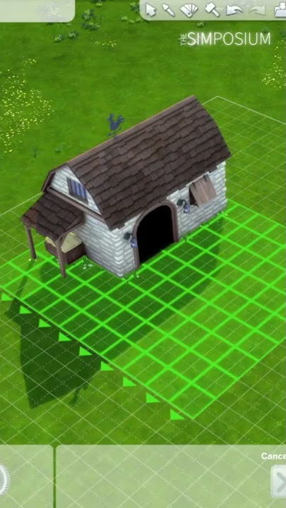 Animal Shed Hack. The Sims Cottage Living #shorts #short