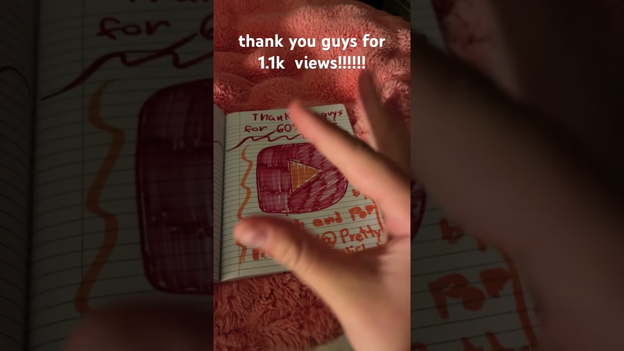 thank you guys for 1.1￼K views