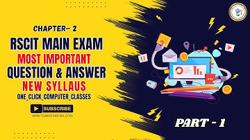 Chapter 2 || कंप्यूटर सिस्टम ( Computer System ) || Most Important Question Answer Rscit Exam 22 Dec