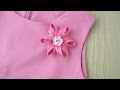 How to make a pretty ribbon flower brooch  diy style tutorial  guidecentral