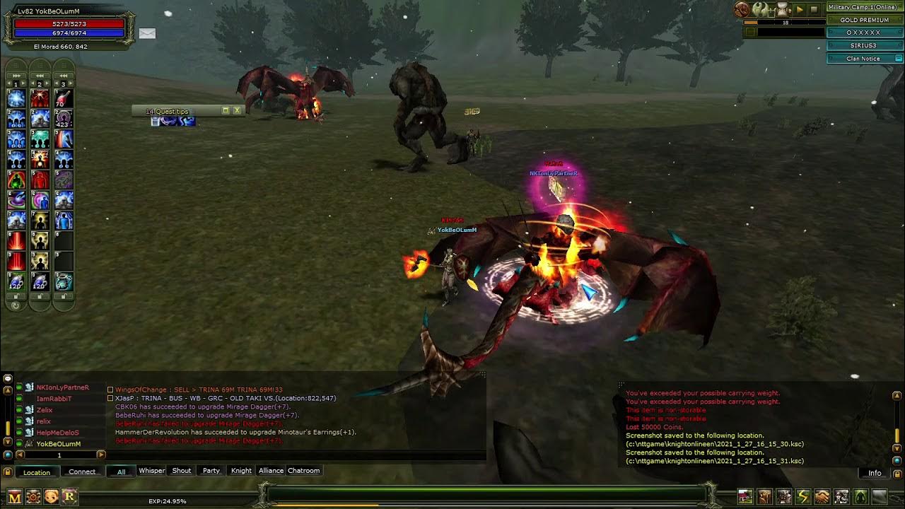 KNİGHT ONLİNE KOXP HTP HTC TEAM SİRİUS YouTube
