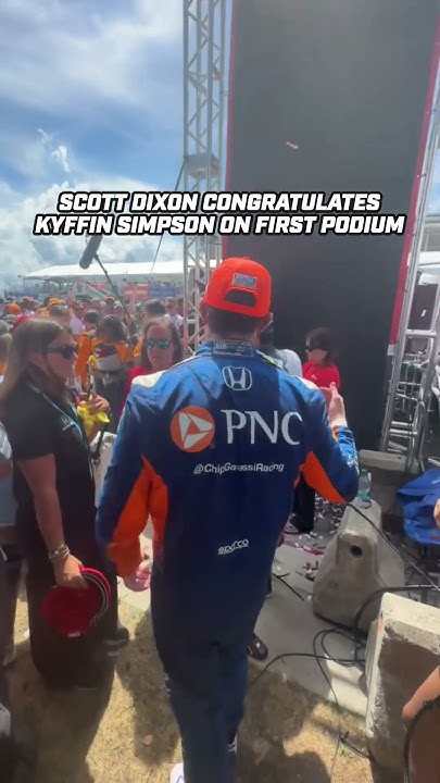 Teammates celebrating teammates 🥹 #indycar #racing #scottdixon #kyffinsimpson