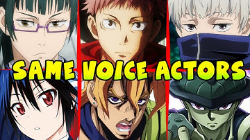Jujutsu Kaisen All Characters Japanese Dub Voice Actors (Seiyuu) & Same Anime Characters