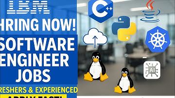 IBM Software Engineer Hiring 2025 | Freshers & Experienced | Apply Now!| Application closes soon
