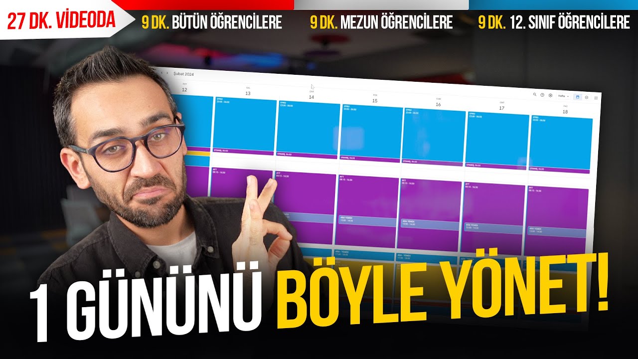 YKS Sürecinde 1 Gününü Böyle Yönet ✅ Verimliliğini Arttıracak Ücretsiz Uygulama 🤙
