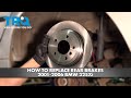 How to Replace Rear Brakes 2001-2006 BMW 325Xi