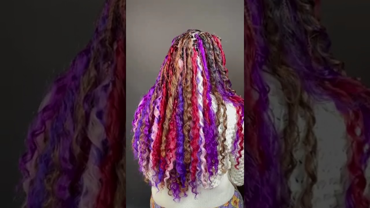 Kunterbunte Locken - Open Braids! WhatsApp +49 7131 576860 | www.magicstyle.de #openbraids