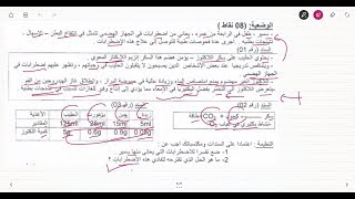 علوم طبيعية الرابعة متوسط تمرين على الاضطرابات الغذائية