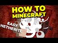 How To Get Netherite Fast with TNT - How to Minecraft #43