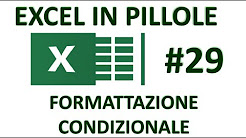 EP29 FORMATTAZIONE CONDIZIONALE e DIAGRAMMA DI GANTT con excel