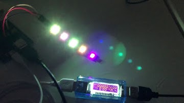 Power consumption of WS2812B LEDs