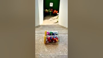 💥 Ultimate Color Burst ASMR – Foam Balls & Orange Glitter 🌟 #asmr #satisfying #trending #shorts