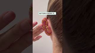 Stunning flatback earring transformation 😍 (🎥: ig/thedylanjader)