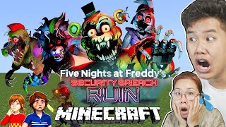 Minecraft, Nhưng bqThanh và Ốc Gặp Quái Vật Trong Five Nights at Freddy's Security Breach RUIN