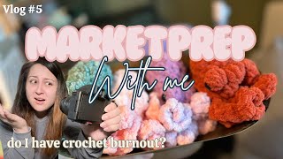 Market Prep Vlog | How much can I crochet in 2 weeks? | #crochet #marketprep #amigurumi