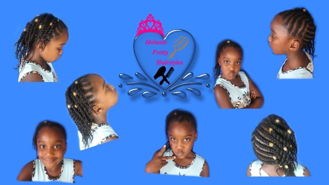 Melanie Pretty Hairstyles Side Twists Natural Hair Quick Easy Hairstyles Little Girl Hairstyles