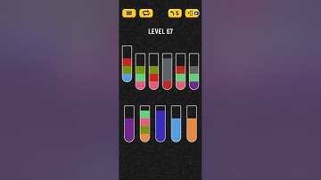Water Sort Puzzle Level 67 Walkthrough