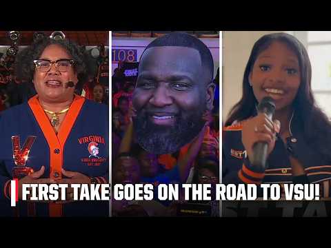 FIRST TAKE LIVE FROM VIRGINIA STATE UNIVERSITY‼️