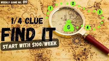 We hide the treasure every week and you must find it on maps!