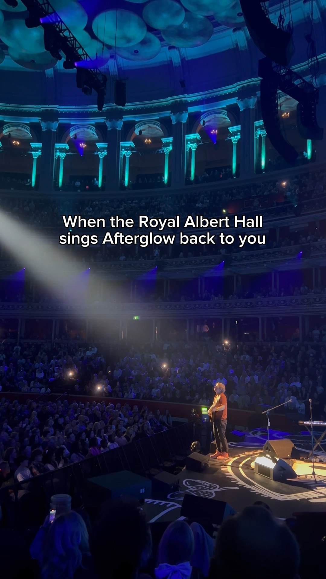 Sounds better when you sing it with me @royalalberthall