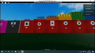 numberblocks RP 0 to 1Trilion in roblox