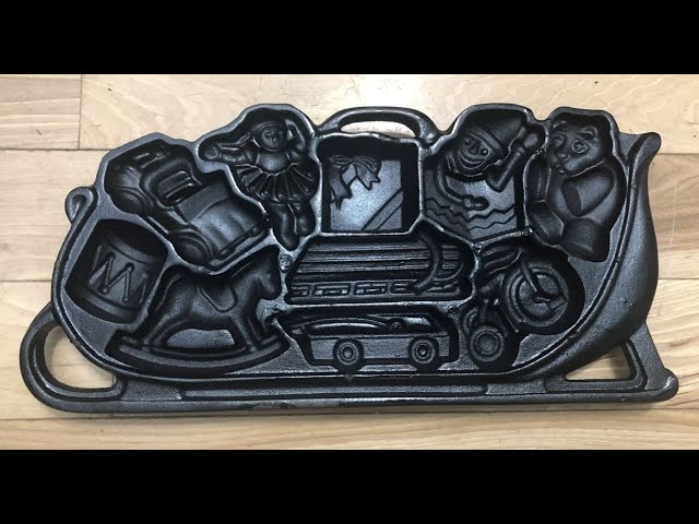 Alphabet Cookie Pan, Cast Iron