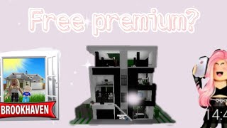 Free premium in brookhaven glitch?!!