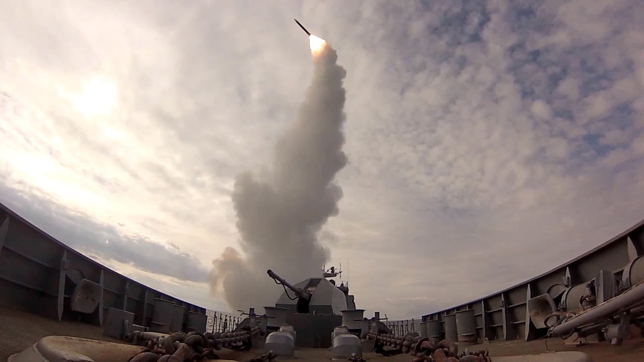 New frigate launched missiles in the Baltic Sea in course of state trials минобороны украины