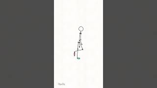 stickman walking loop. #animation