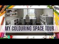 My colouring space tour 2023  adult colouring