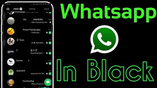 whatsapp dark mode android | whatsapp dark mode ios 13