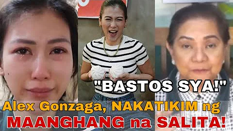 NAKATIKIM ng MAANGHANG na SALITA si ALEX GONZAGA m...