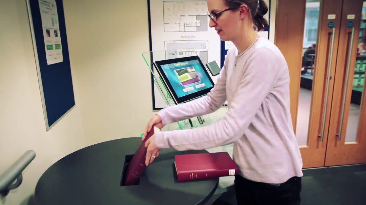 How to Return Items on the RSM Library's Self Service Kiosk