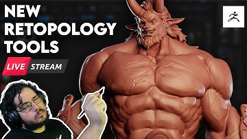 Zbrush NEW Retopology Tools! Game Changer! Full Process