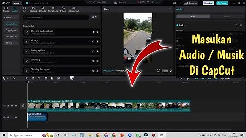 Cara Memasukan Musik Dan Audio Di CapCut Laptop / PC