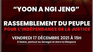 Rassemblement du Peuple I Ven 17 dec 2021 au Rond-point Vieux Sing Faye, Centenaire