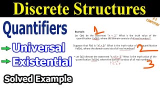 Universal and Existential Quantifiers in Discrete Mathematics