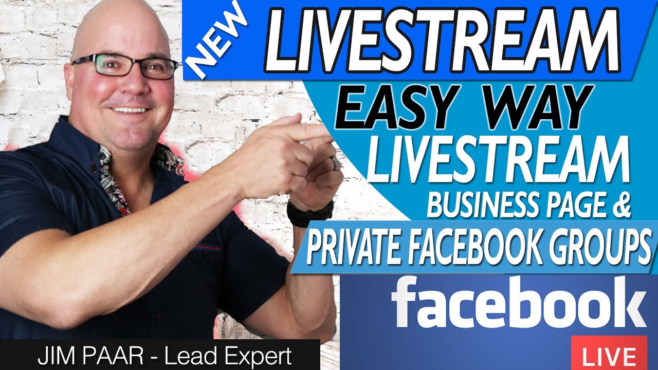 How to Livestream in Private Facebook Group and Pages - 2021 Update