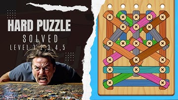 Hardest puzzle game 😯 | Wood screw puzzle (ios/android) | Level 1 2 3 4 5 6 | best game | video game