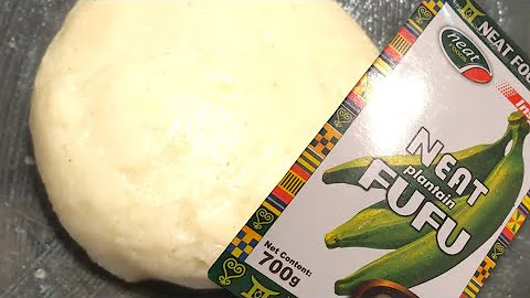 Fufu Recipe /How To Make Plantain Fufu Flour On Stove/ Neat Fufu / Fufu flour at home CONNIEMARTS TV