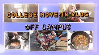 【VLOG】🇺🇸I moved off campus｜校外独居初体验 ✅ ｜一日三餐🍜🥛🍲🍹🍗
